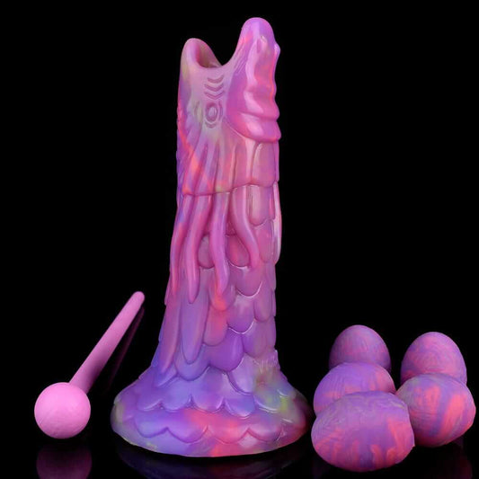 Celestial Dragon Ovipositor Toy – Fantasy Egg-Laying Pleasure Wand with Glow-in-the-Dark Features