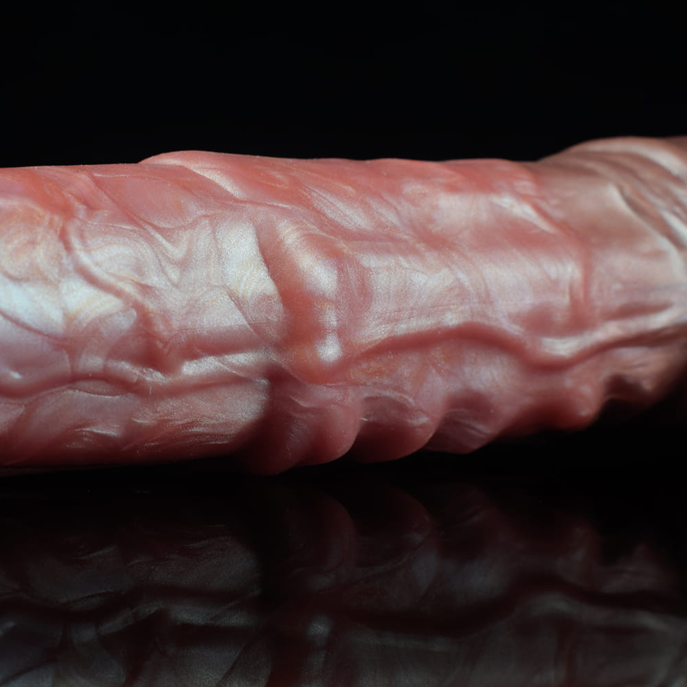Enthralling Equine – Luxuriöser weinroter ejakulierender Pferdedildo