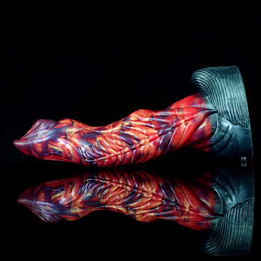 Archangel Dildo - 9.1" Fiery Red Angel Dildo