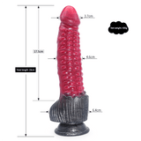 Crimson Predator Dildo - 9.1" Realistic Crocodile Dildo