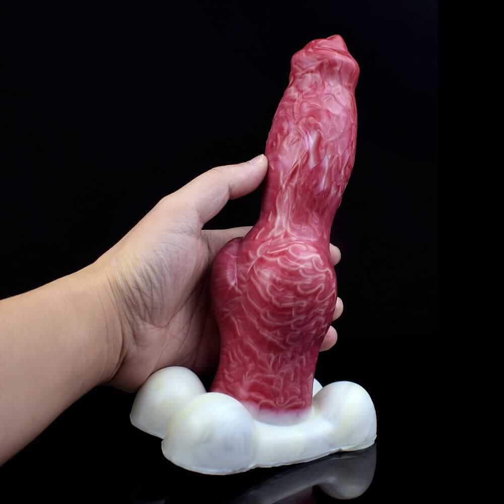 Dog Knot Dildo – Ursprüngliche Leidenschaft in Scharlachrot