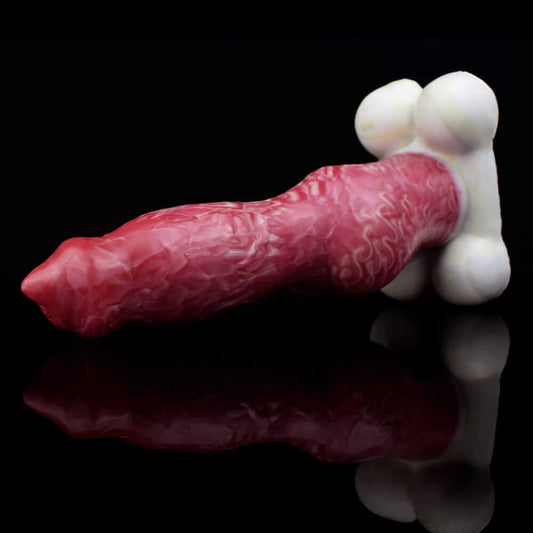 Dog Knot Dildo – Ursprüngliche Leidenschaft in Scharlachrot