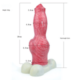 Dog Knot Dildo – Ursprüngliche Leidenschaft in Scharlachrot