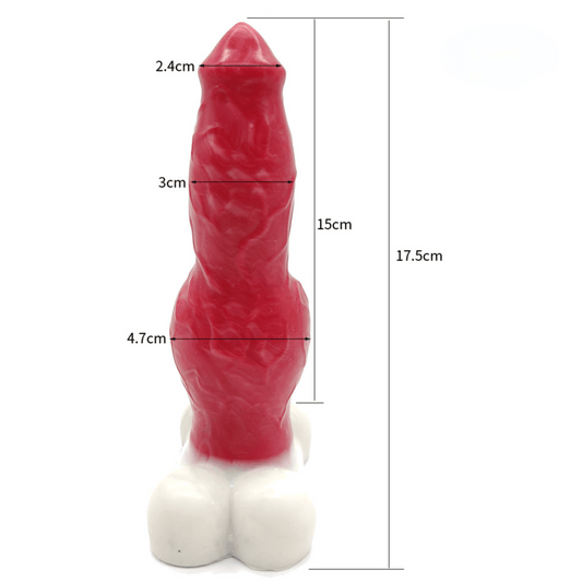 Dog Knot Dildo – Ursprüngliche Leidenschaft in Scharlachrot