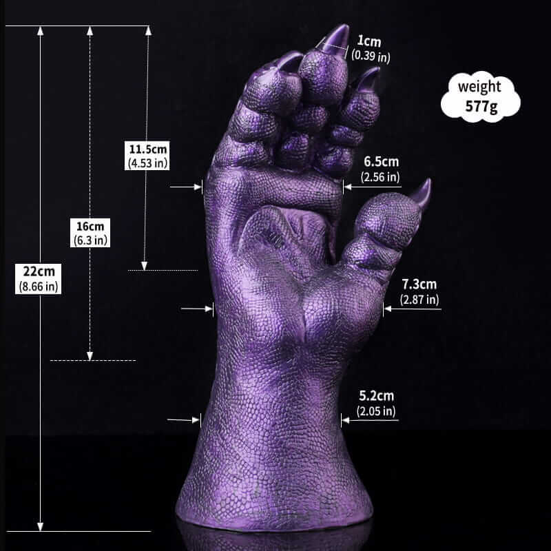 Violet Dragon Fisting Glove
