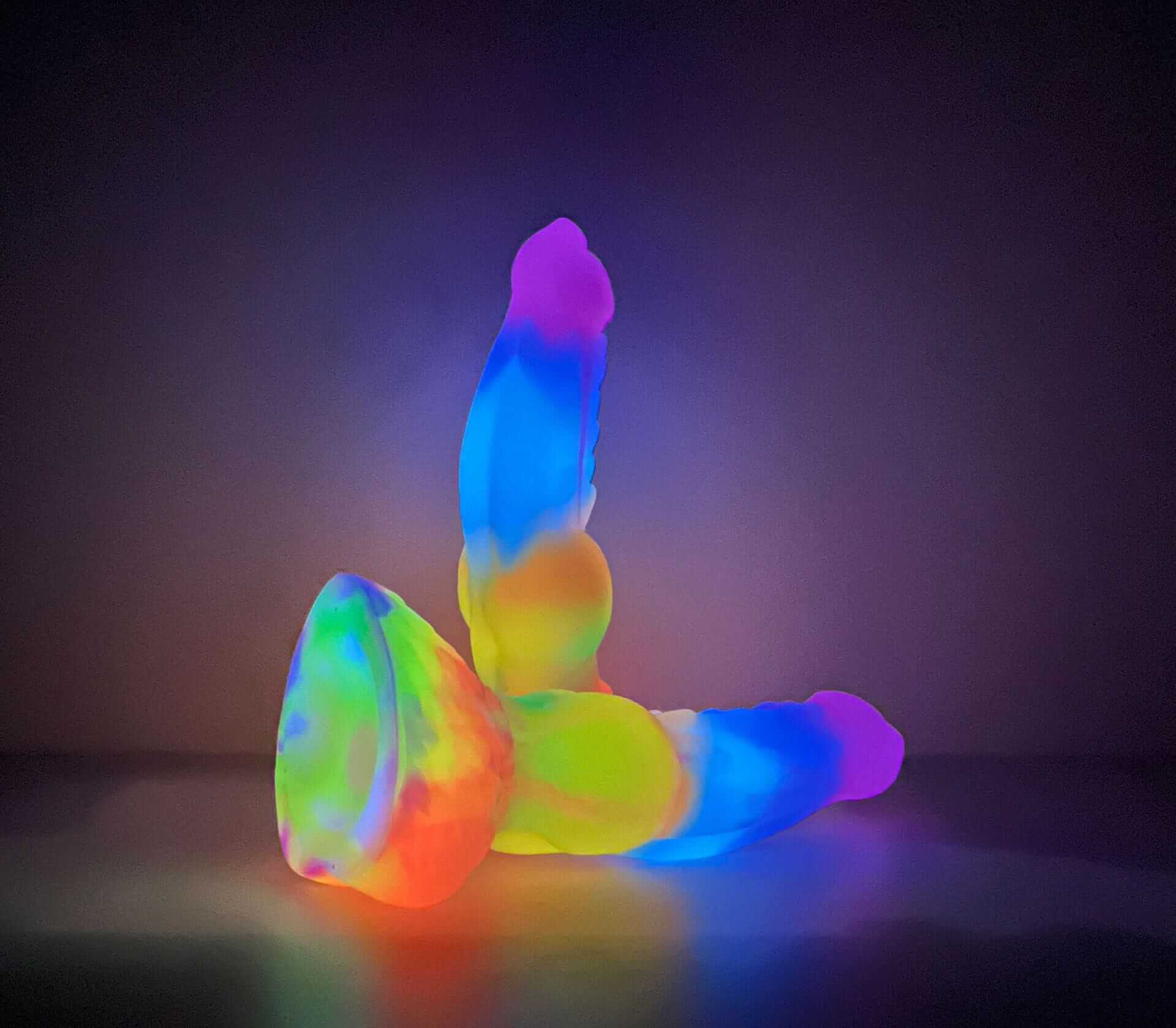 Glow-in-the-Dark Dog Dildo – Luminous Canine Pleasure with Knot
