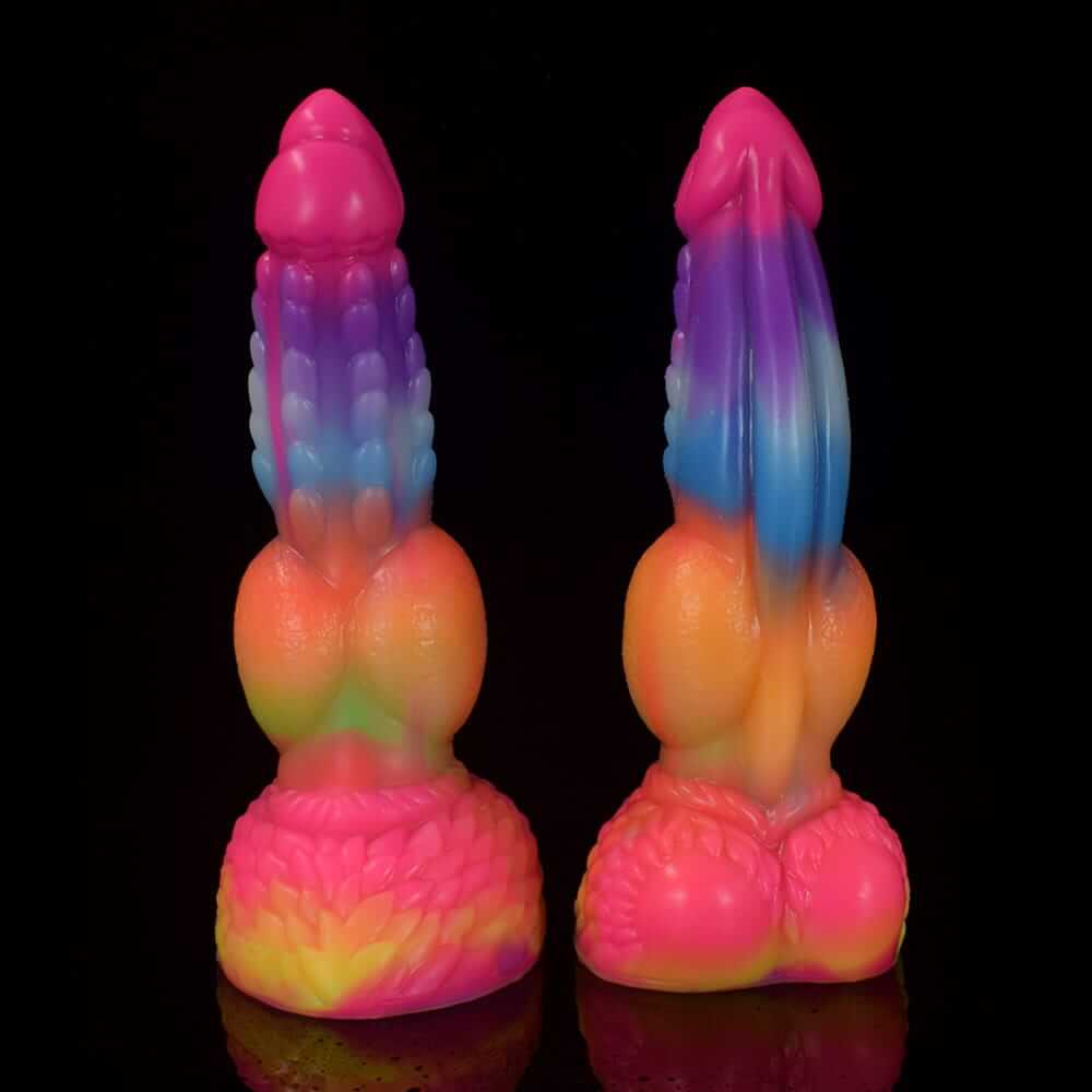 Glow-in-the-Dark Dog Dildo – Luminous Canine Pleasure with Knot