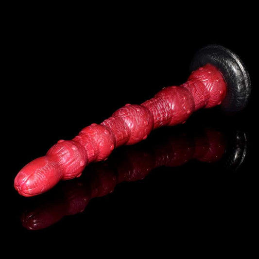 Crimson Whip Dildo - 14.5"  Extra-Long Horsewhip Dildo