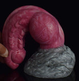 Realistic Huge Dog Dildo with Knot – Ritual Altar Beast (Fleshtone)