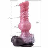 Midnight Wolf – Unleash Your Primal Instincts-Dog Knot Dildo