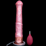 Enthralling Equine – Luxuriöser weinroter ejakulierender Pferdedildo