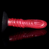 Crimson Scaled Serpent Dildo - 8.1" Fantasy Lizard Dildo
