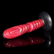 Crimson Scaled Serpent Dildo - 8.1" Fantasy Lizard Dildo