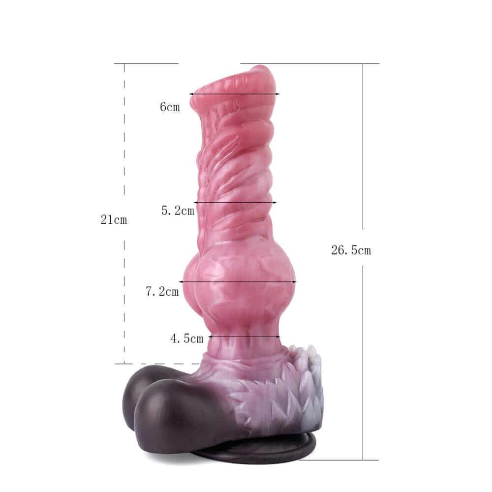 Midnight Wolf – Unleash Your Primal Instincts-Dog Knot Dildo