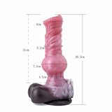 Midnight Wolf – Unleash Your Primal Instincts-Dog Knot Dildo