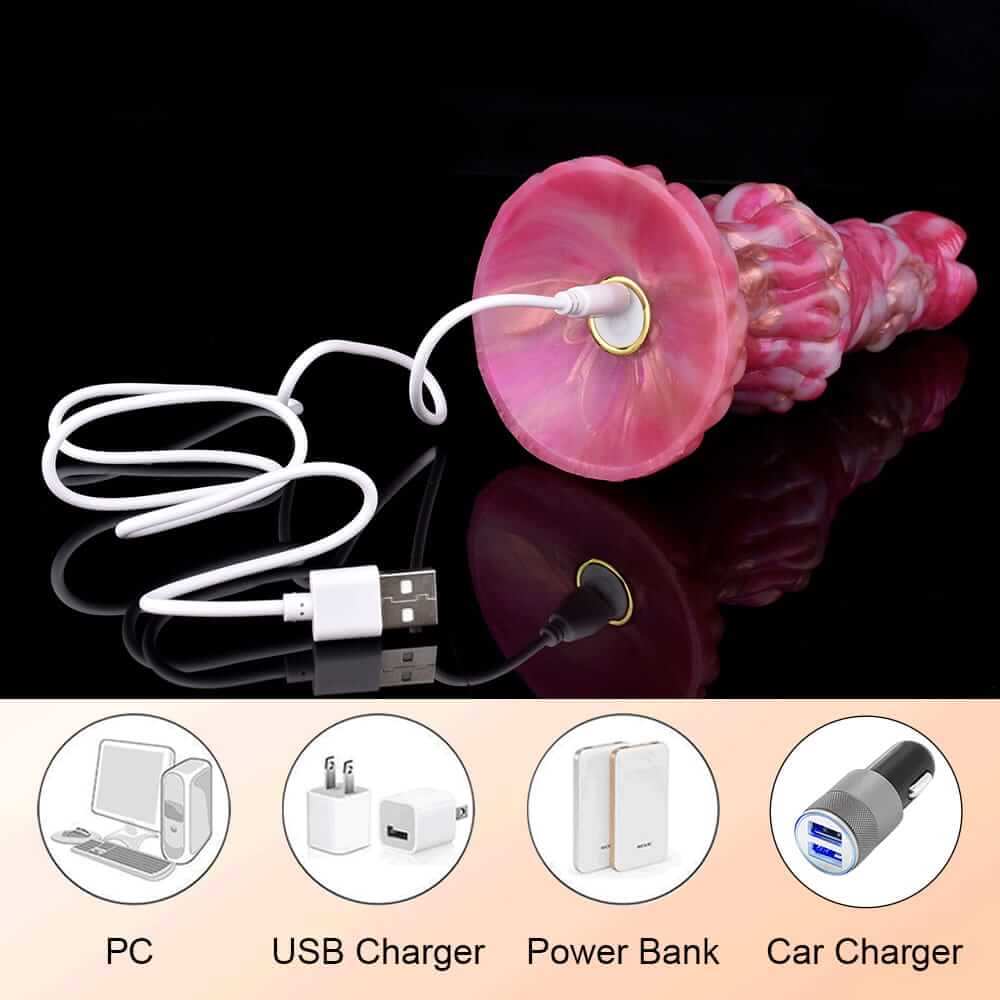 Fantasy Man-Eating Flower Toy with Dragon Mouth & Remote Vibration