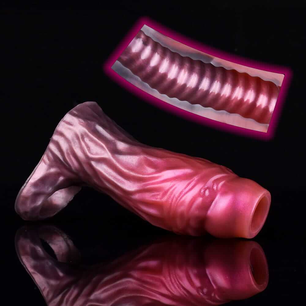 Vein-Riser Penis Extender:  Intensely Detailed,  Sculpted Design