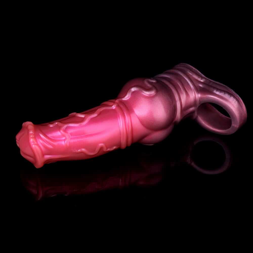 Dragon's Embrace Penis Sheath:  Intricate Design & Enhanced Tactile Sensation