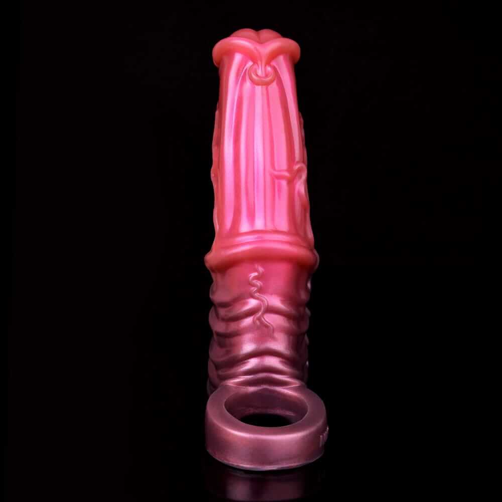 Serpent's Kiss Penis Sheath:  Intricate Design for Enhanced Sensation and Visual Appeal