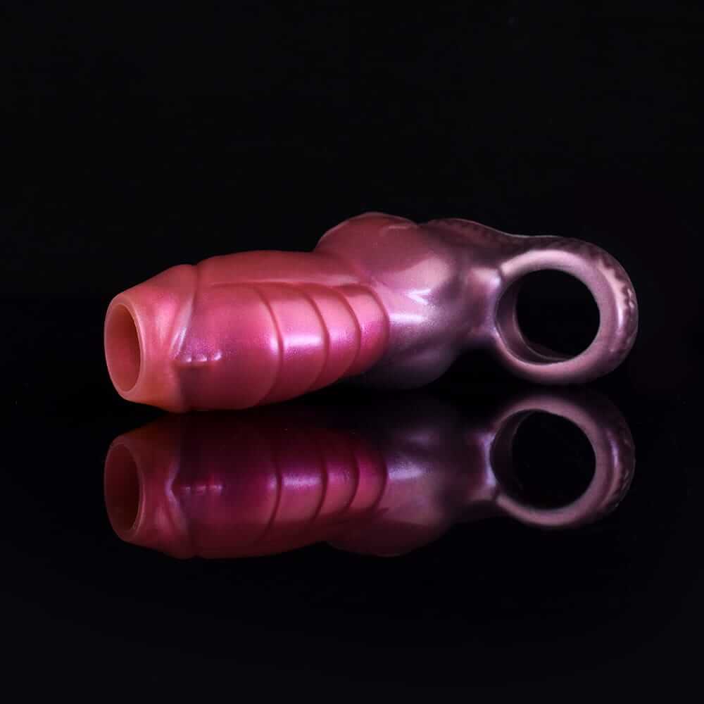 Celestial Serpent Penis Extender:  Intricate Design for Enhanced Sensation