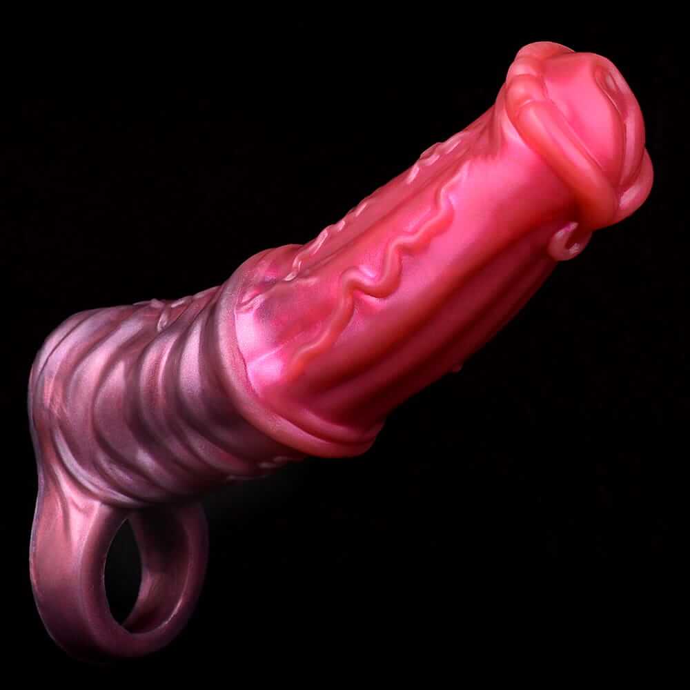Serpent's Kiss Penis Sheath:  Intricate Design for Enhanced Sensation and Visual Appeal