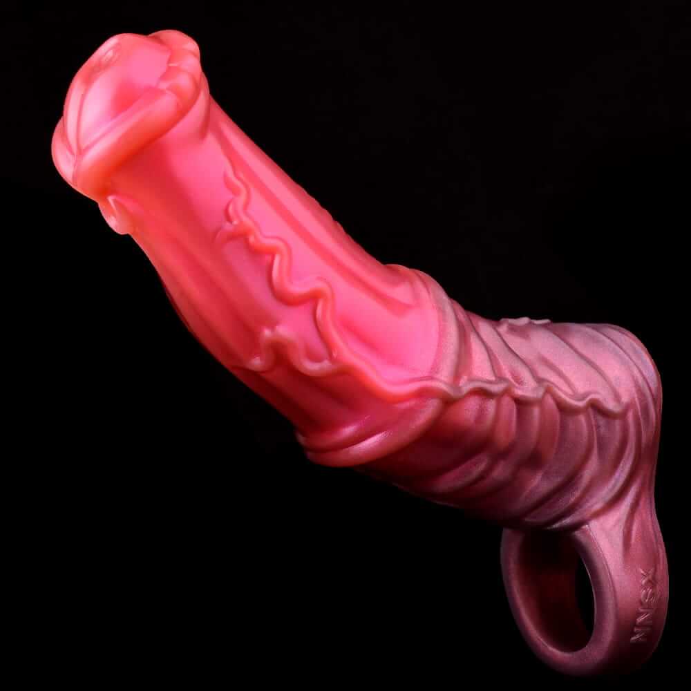 Serpent's Kiss Penis Sheath:  Intricate Design for Enhanced Sensation and Visual Appeal