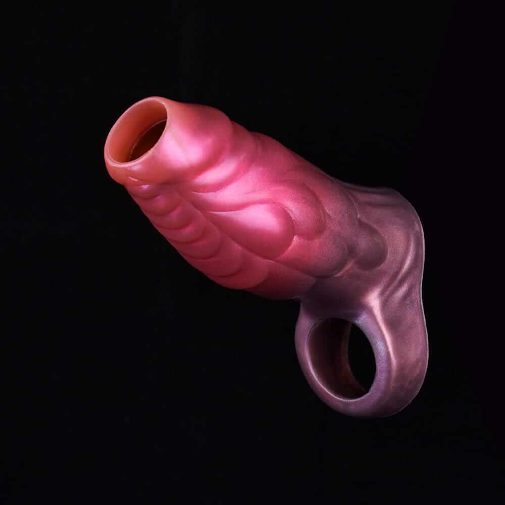 Dragon's Scale Penis Extender:  Intricate Design for Enhanced Sensation and Visual Appeal
