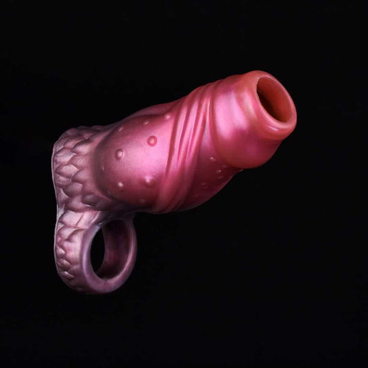 Fanged Fury Penis Extender:  Intense Sensation with Feline-Inspired Design