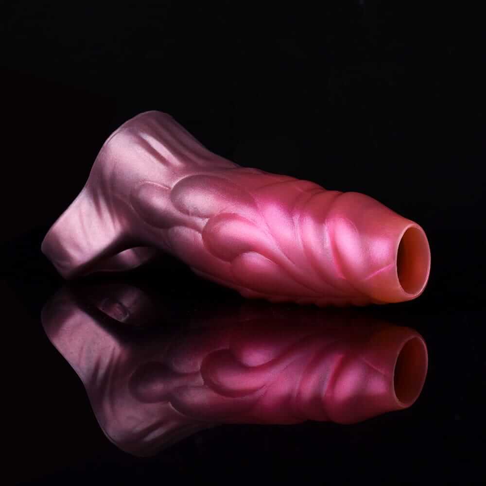 Dragon's Scale Penis Extender:  Intricate Design for Enhanced Sensation and Visual Appeal