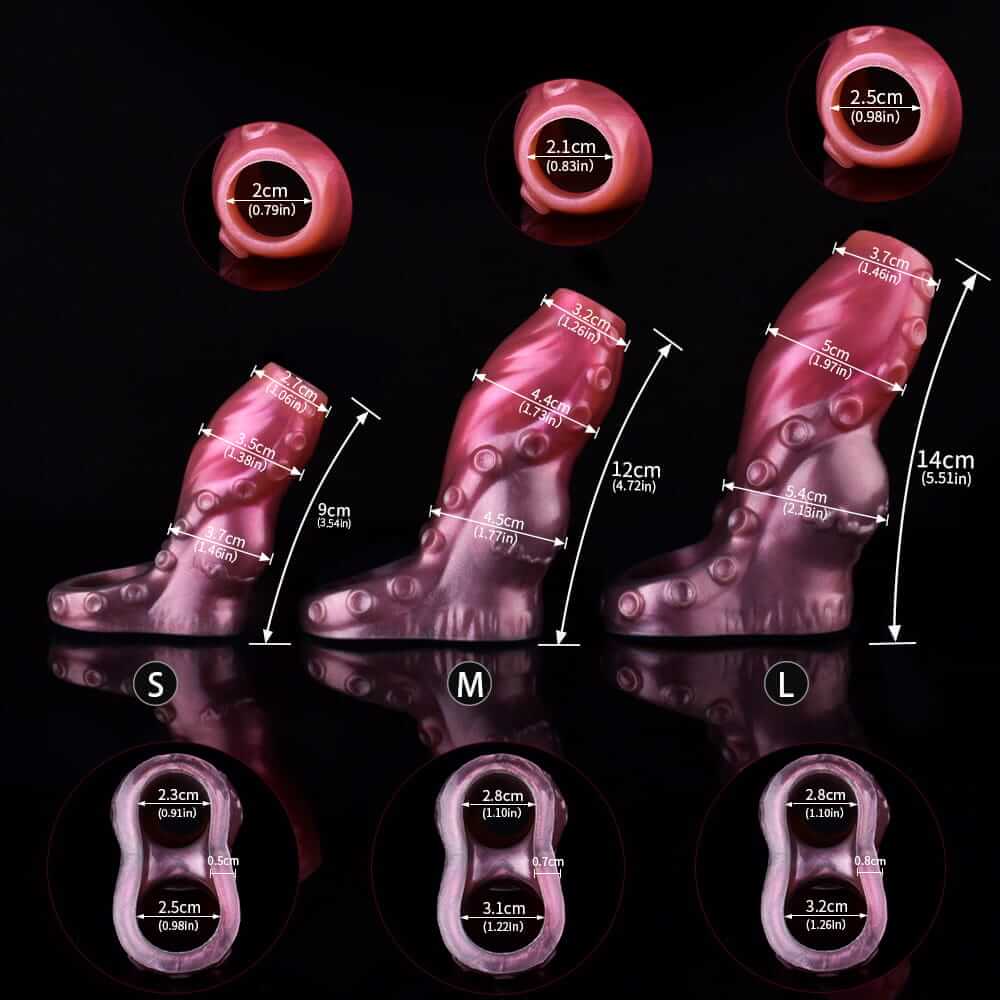 Kraken's Embrace Penis Extender:  Octopus Tentacle Design for Intense Sensation