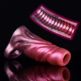 Crimson Cascade Penis Extender:  Intricate Design for Enhanced Sensation and Exploration