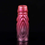 Crimson Cascade Penis Extender:  Intricate Design for Enhanced Sensation and Exploration