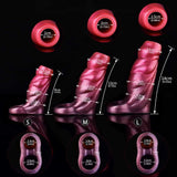Crimson Cascade Penis Extender:  Intricate Design for Enhanced Sensation and Exploration
