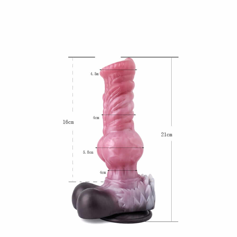 Midnight Wolf – Unleash Your Primal Instincts-Dog Knot Dildo