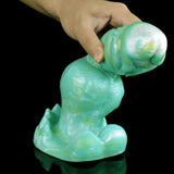 Oceanic Alpha - Glow-In-The-Dark Knotted Dog Dildo