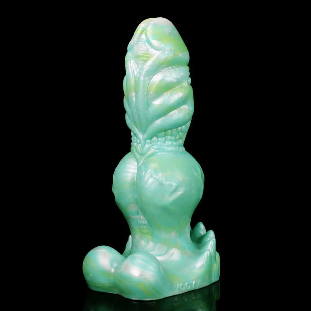 Oceanic Alpha - Glow-In-The-Dark Knotted Dog Dildo