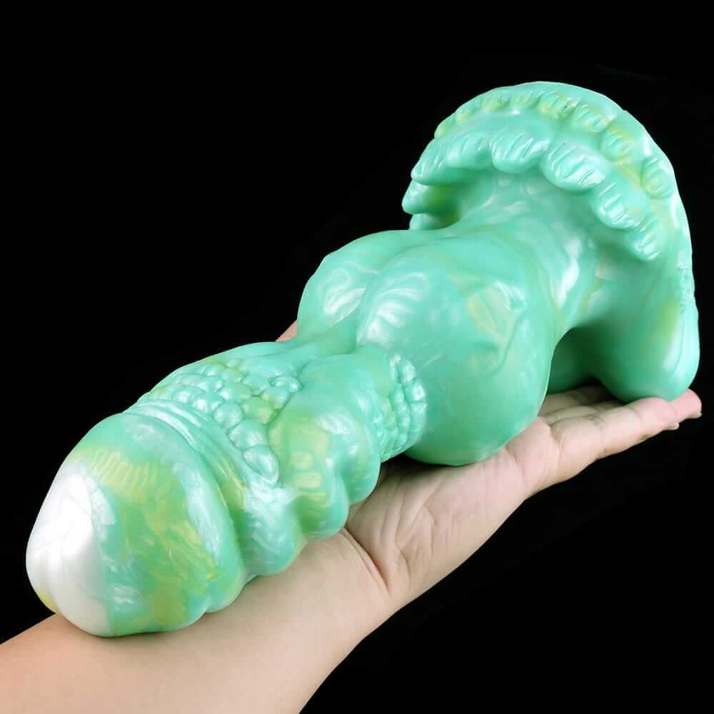 Oceanic Alpha - Glow-In-The-Dark Knotted Dog Dildo