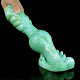 Oceanic Alpha - Glow-In-The-Dark Knotted Dog Dildo