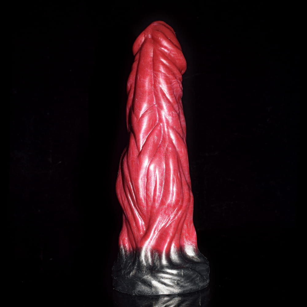 Crimson Beast Dildo - 6.7" Realistic Dog Dildo with Muscular Texture