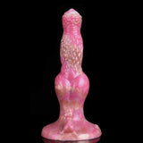Twilight Rose Canine Dildo - Dual-Stimulation Knot & C-Point Teaser for G/P-Spot Climax
