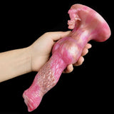 Twilight Rose Canine Dildo - Dual-Stimulation Knot & C-Point Teaser for G/P-Spot Climax