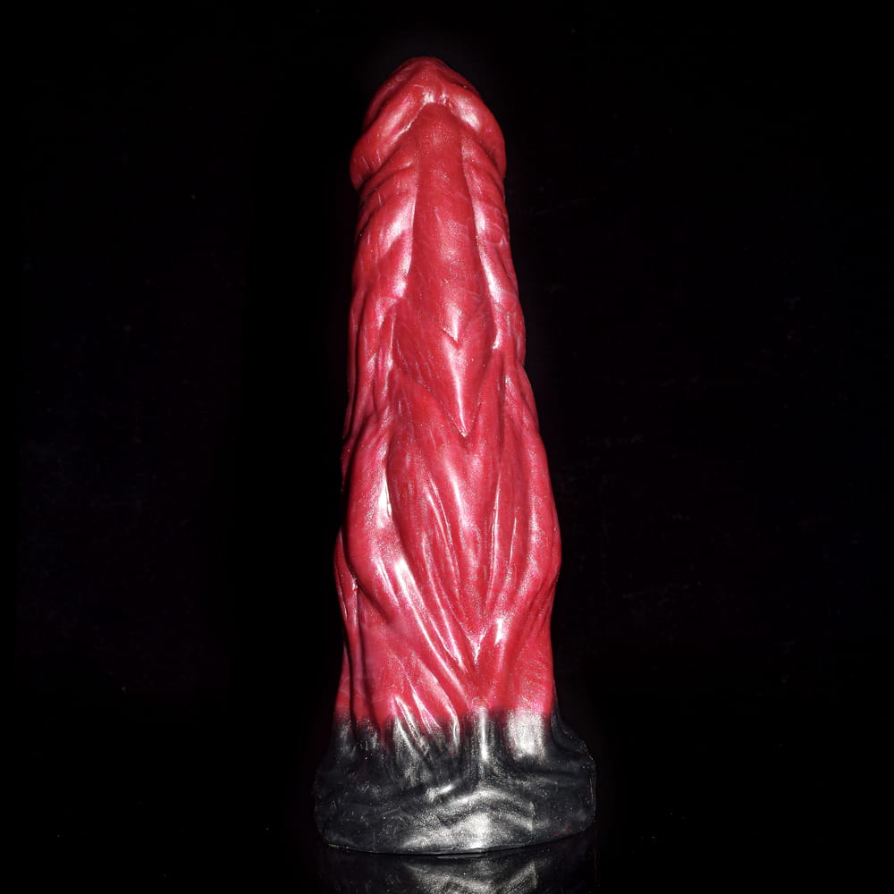 Crimson Beast Dildo - 6.7" Realistic Dog Dildo with Muscular Texture