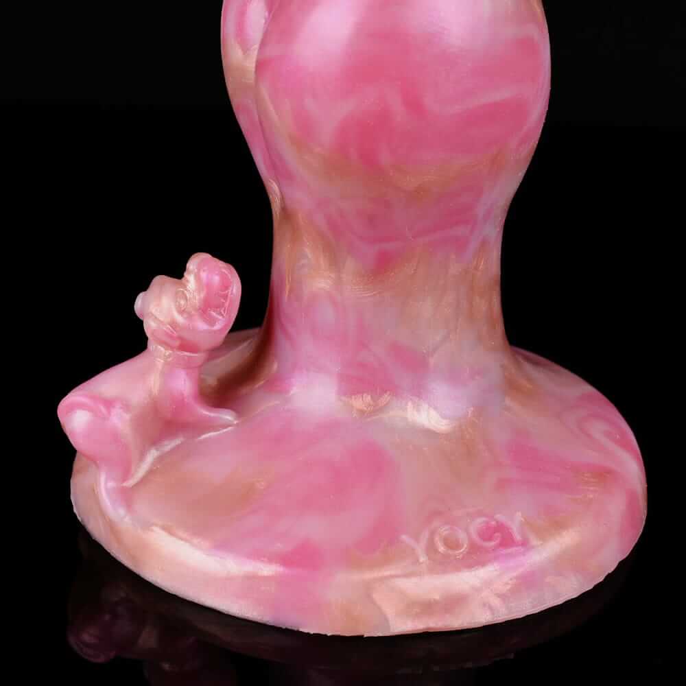 Twilight Rose Canine Dildo - Dual-Stimulation Knot & C-Point Teaser for G/P-Spot Climax