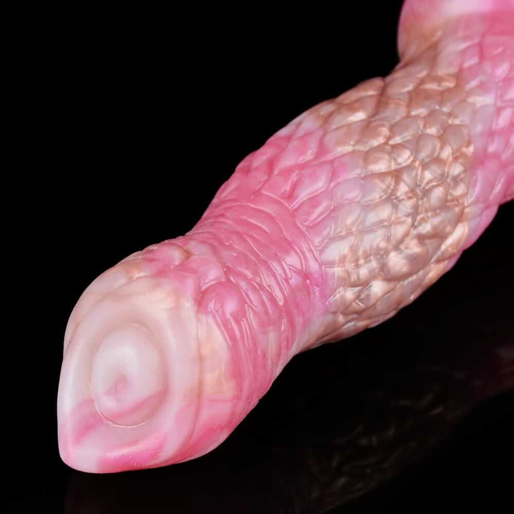 Twilight Rose Canine Dildo - Dual-Stimulation Knot & C-Point Teaser for G/P-Spot Climax