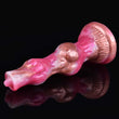 Inferno Dog Knot Dildo – Blazing Rose &amp; Bronze 19 cm dicker Knotty Beast