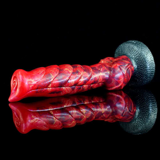 Crimson Inferno Dog Dildo