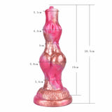 Inferno Dog Knot Dildo – Blazing Rose &amp; Bronze 19 cm dicker Knotty Beast