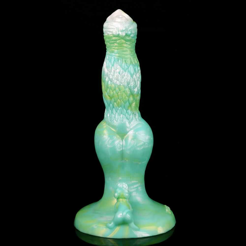Enchanted Canine - Mint Green Fantasy Dog Knotted Dildo