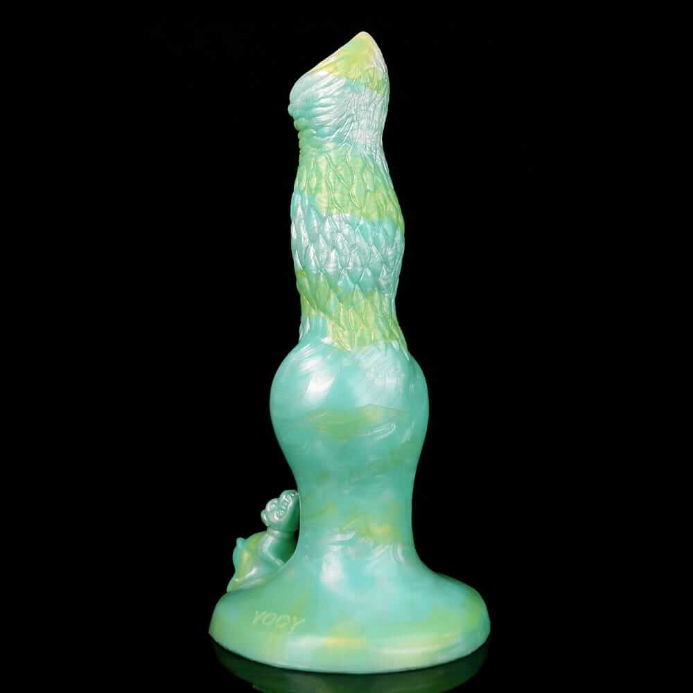 Enchanted Canine - Mint Green Fantasy Dog Knotted Dildo