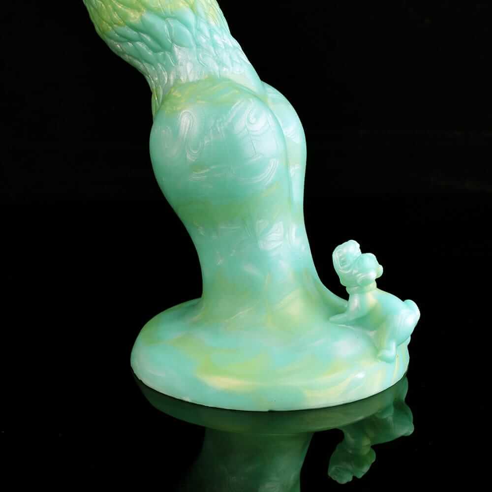 Enchanted Canine - Mint Green Fantasy Dog Knotted Dildo